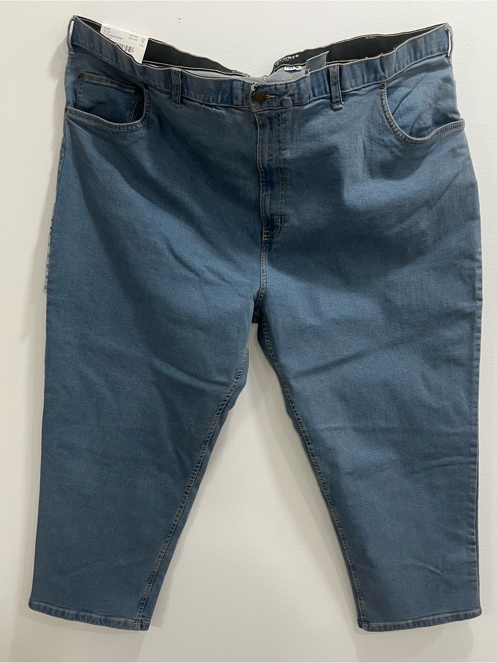 Harbor Bay Continuous Comfort - Mens Blue Jeans - Size 52W x 28L - NWT